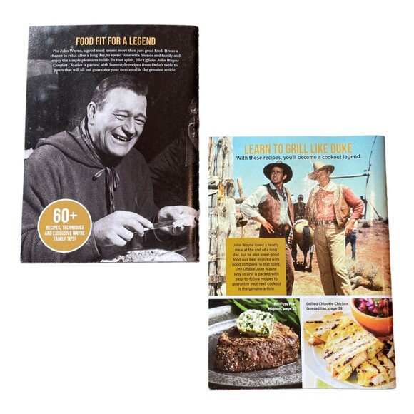 John Wayne Cookbook Collection - Bundle of 6 Featuring Recipes & Grilling Tips - Picture 7 of 16